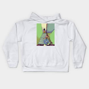 stairwell smoker Kids Hoodie